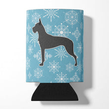 Load image into Gallery viewer, Winter Snowflake Great Dane Can or Bottle Hugger BB3575CC