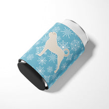 Load image into Gallery viewer, Winter Snowflake Anatolian Shepherd Can or Bottle Hugger BB3577CC