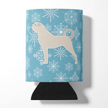 Load image into Gallery viewer, Winter Snowflake Anatolian Shepherd Can or Bottle Hugger BB3577CC