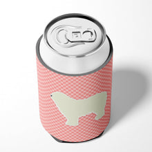 Load image into Gallery viewer, Komondor Checkerboard Pink Can or Bottle Hugger BB3655CC