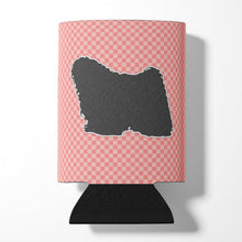 Load image into Gallery viewer, Puli Checkerboard Pink Can or Bottle Hugger BB3663CC