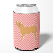 Load image into Gallery viewer, Fila Brasileiro Checkerboard Pink Can or Bottle Hugger BB3679CC
