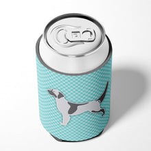 Load image into Gallery viewer, English Setter  Checkerboard Blue Can or Bottle Hugger BB3681CC