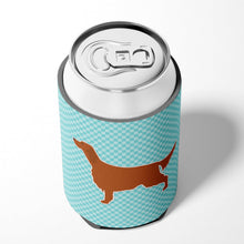 Load image into Gallery viewer, Irish Setter  Checkerboard Blue Can or Bottle Hugger BB3693CC