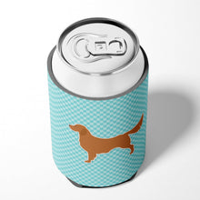 Load image into Gallery viewer, Golden Retriever  Checkerboard Blue Can or Bottle Hugger BB3704CC