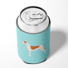 Load image into Gallery viewer, Greyhound  Checkerboard Blue Can or Bottle Hugger BB3705CC