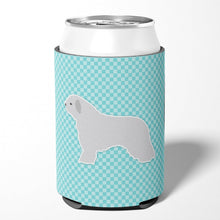 Load image into Gallery viewer, Spanish Water Dog Checkerboard Blue Can or Bottle Hugger BB3715CC
