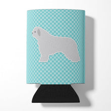 Load image into Gallery viewer, Spanish Water Dog Checkerboard Blue Can or Bottle Hugger BB3715CC