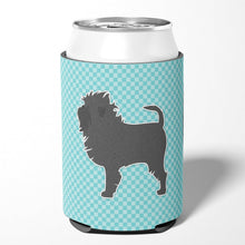 Load image into Gallery viewer, Affenpinscher Checkerboard Blue Can or Bottle Hugger BB3748CC