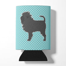 Load image into Gallery viewer, Affenpinscher Checkerboard Blue Can or Bottle Hugger BB3748CC