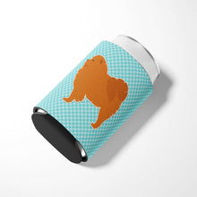 Load image into Gallery viewer, Chow Chow Checkerboard Blue Can or Bottle Hugger BB3751CC