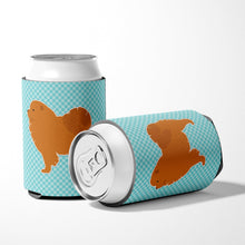 Load image into Gallery viewer, Chow Chow Checkerboard Blue Can or Bottle Hugger BB3751CC