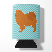 Load image into Gallery viewer, Chow Chow Checkerboard Blue Can or Bottle Hugger BB3751CC