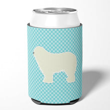 Load image into Gallery viewer, Komondor Checkerboard Blue Can or Bottle Hugger BB3755CC