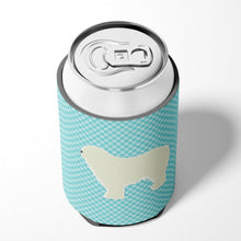 Load image into Gallery viewer, Komondor Checkerboard Blue Can or Bottle Hugger BB3755CC