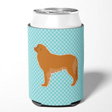 Load image into Gallery viewer, Leonberger Checkerboard Blue Can or Bottle Hugger BB3758CC