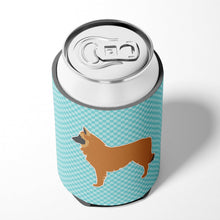 Load image into Gallery viewer, Belgian Shepherd Checkerboard Blue Can or Bottle Hugger BB3761CC