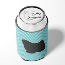 Load image into Gallery viewer, Puli Checkerboard Blue Can or Bottle Hugger BB3763CC