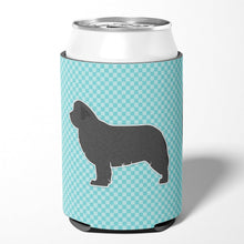 Load image into Gallery viewer, Newfoundland Checkerboard Blue Can or Bottle Hugger BB3764CC