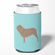 Load image into Gallery viewer, Neapolitan Mastiff Checkerboard Blue Can or Bottle Hugger BB3765CC