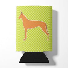 Load image into Gallery viewer, Pharaoh Hound Checkerboard Green Can or Bottle Hugger BB3788CC