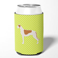 Load image into Gallery viewer, Greyhound Checkerboard Green Can or Bottle Hugger BB3805CC