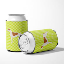 Load image into Gallery viewer, Greyhound Checkerboard Green Can or Bottle Hugger BB3805CC