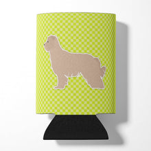 Load image into Gallery viewer, Pyrenean Shepherd Checkerboard Green Can or Bottle Hugger BB3818CC