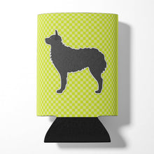 Load image into Gallery viewer, Croatian Sheepdog Checkerboard Green Can or Bottle Hugger BB3821CC