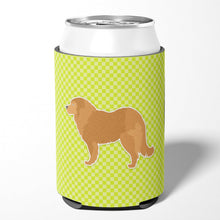 Load image into Gallery viewer, Caucasian Shepherd Dog Checkerboard Green Can or Bottle Hugger BB3825CC
