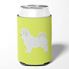 Load image into Gallery viewer, Maltese Checkerboard Green Can or Bottle Hugger BB3836CC