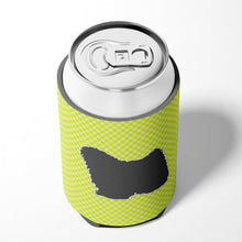Load image into Gallery viewer, Puli Checkerboard Green Can or Bottle Hugger BB3863CC