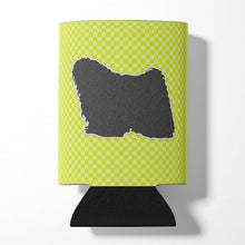Load image into Gallery viewer, Puli Checkerboard Green Can or Bottle Hugger BB3863CC