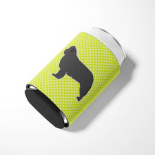 Load image into Gallery viewer, Newfoundland Checkerboard Green Can or Bottle Hugger BB3864CC