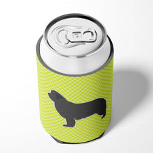 Load image into Gallery viewer, Newfoundland Checkerboard Green Can or Bottle Hugger BB3864CC