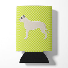 Load image into Gallery viewer, Dogo Argentino Checkerboard Green Can or Bottle Hugger BB3867CC