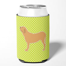 Load image into Gallery viewer, Fila Brasileiro Checkerboard Green Can or Bottle Hugger BB3879CC