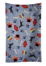 Load image into Gallery viewer, Black Labrador Retriever Dog House Collection Kitchen Towel – Artistic Dish Towel for Everyday Use BB3908KTWL