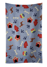Load image into Gallery viewer, Australian Kelpie Dog Dog House Collection Kitchen Towel – Artistic Dish Towel for Everyday Use BB3929KTWL