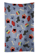 Load image into Gallery viewer, Scottish Terrier Dog House Collection Kitchen Towel – Artistic Dish Towel for Everyday Use BB3969KTWL