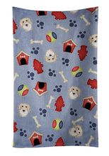 Load image into Gallery viewer, Dog House Collection Longhair Creme Dachshund Kitchen Towel – Artistic Dish Towel for Everyday Use BB3991KTWL