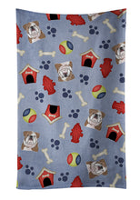 Load image into Gallery viewer, Dog House Collection English Bulldog  Kitchen Towel – Artistic Dish Towel for Everyday Use BB3998KTWL