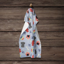 Load image into Gallery viewer, Dog House Collection Black Labrador Kitchen Towel – Artistic Dish Towel for Everyday Use BB4014KTWL