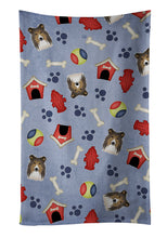 Load image into Gallery viewer, Dog House Collection Sheltie Kitchen Towel – Artistic Dish Towel for Everyday Use BB4021KTWL
