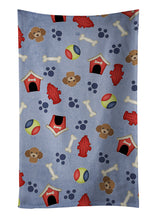 Load image into Gallery viewer, Dog House Collection Chocolate Brown Poodle Kitchen Towel – Artistic Dish Towel for Everyday Use BB4035KTWL