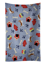 Load image into Gallery viewer, Dog House Collection Basset Hound Kitchen Towel – Artistic Dish Towel for Everyday Use BB4047KTWL