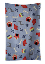 Load image into Gallery viewer, Dog House Collection Blue Natural Great Dane Kitchen Towel – Artistic Dish Towel for Everyday Use BB4087KTWL
