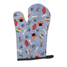 Load image into Gallery viewer, Dog House Collection Blue Natural Great Dane Oven Mitt BB4087OVMT