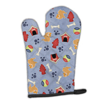 Load image into Gallery viewer, Dog House Collection Red Pomeranian Oven Mitt BB4110OVMT