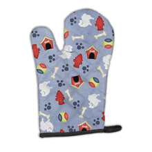 Load image into Gallery viewer, Dog House Collection White Pomeranian Oven Mitt BB4111OVMT